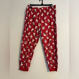 Wondershop Holiday Llama pattern pajama pants. Size XL